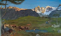 Giovanni Segantini werden 1899 Art A4 Photo Print UK