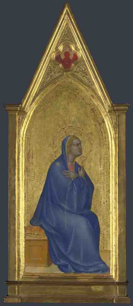 Giovanni da Milano The Virgin Left Pinnacle Panel A4 Photo Print