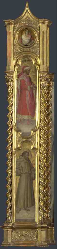Giovanni dal Ponte Unknown Saint, Saint Cosmas and Saint Francis A4 Photo Print