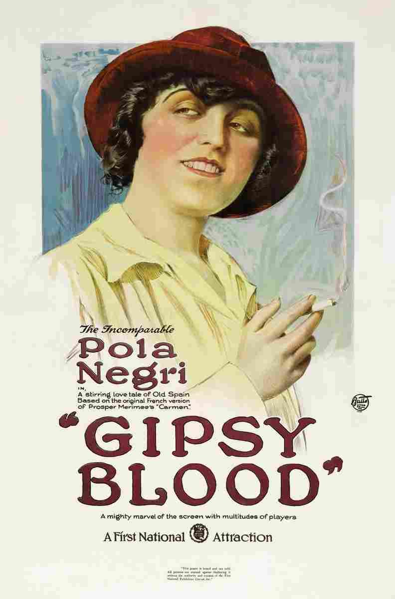 Gipsy Blood 01  film star poster A4 Photo Print