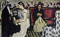 Girl At Piano Cezanne A4 Photo Print