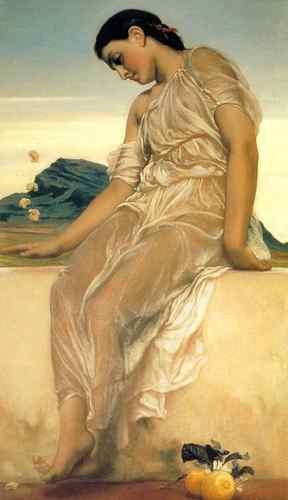 Girl Lord Frederick Leighton  A4 Photo Print
