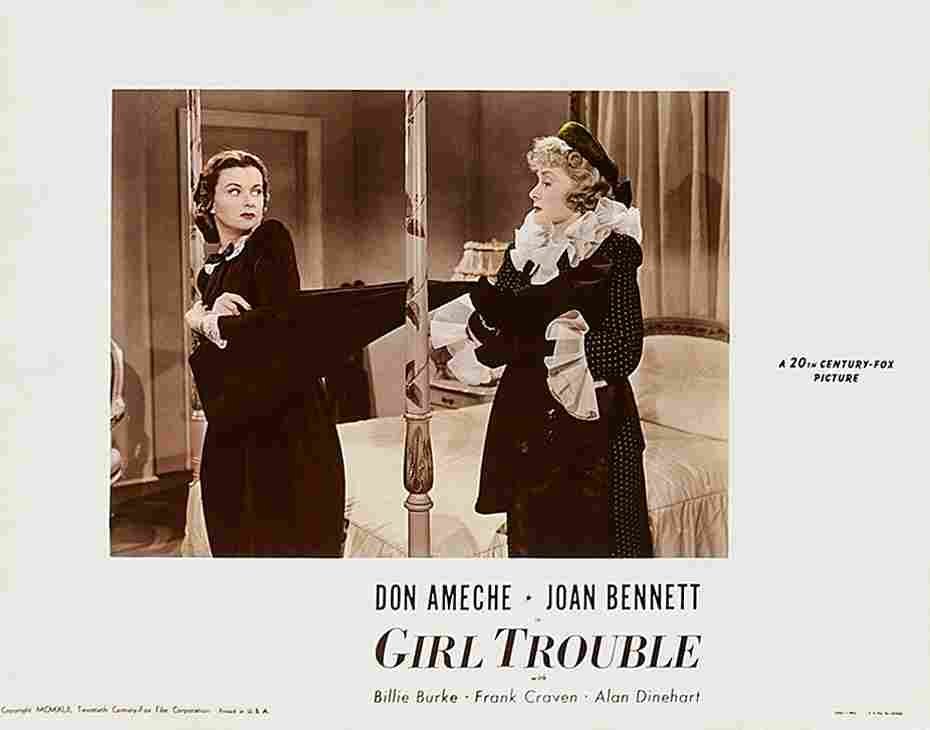 Girl Trouble 1942 08  film star poster A4 Photo Print