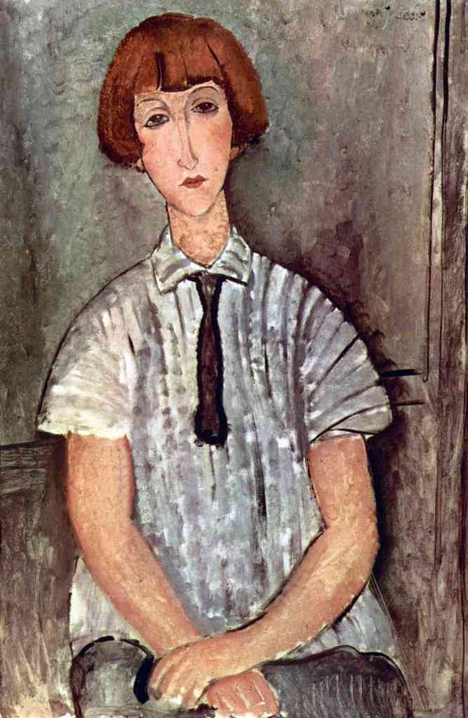 Girl With Blouse Modigliani A4 Photo Print