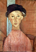 Girl With Hat Modigliani A4 Photo Print