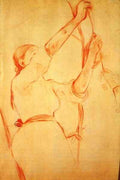 Girl picking cherries by Morisot A4 Photo Print