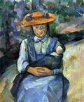 Girl with Doll by Cezanne A4 Photo Print