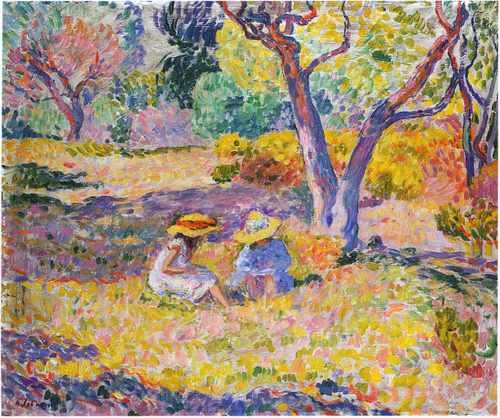 Girls Among Olive Trees 1906 A4 Photo Print