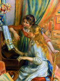 Girls At The Piano A4 Photo Print