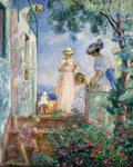 Girls On The Terrace Sainte Maxime 1914 A4 Photo Print
