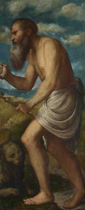 Girolamo Romanino Saint Jerome A4 Photo Print