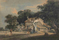 Girtin Thomas 1775 1802 A Devonshire Farm c1798 A4 Photo Print