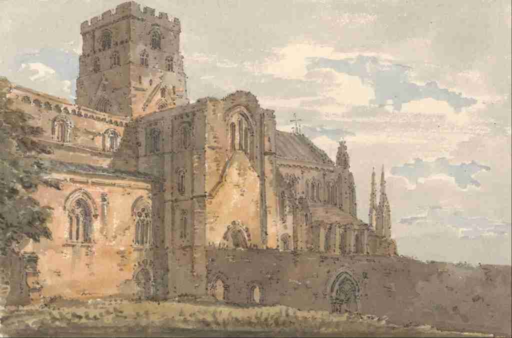 Girtin Thomas 1775 1802 Carlisle Cathedral c1795 A4 Photo Print