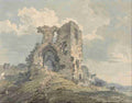 Girtin Thomas 1775 1802 Denbigh Castle c1793 Vintage A4 Photo Print