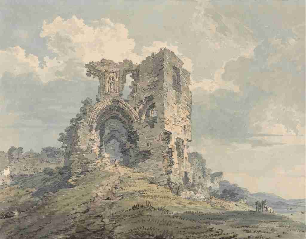 Girtin Thomas 1775 1802 Denbigh Castle c1793 A4 Photo Print