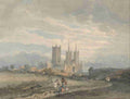 Girtin Thomas 1775 1802 Lincoln Cathedral c1795 A4 Photo Print