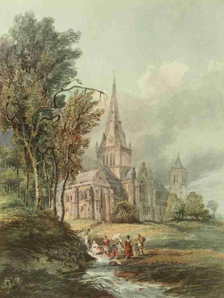 Girtin Thomas 1775 1802 The Connoisseur 1921 Glasgow Cathedral Vintage A4 Photo Print