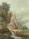 Girtin Thomas 1775 1802 The Connoisseur 1921 Glasgow Cathedral A4 Photo Print