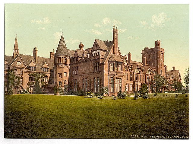 Girton College Cambridge Vintage A4 Photo Print