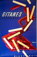Gitanes Caporal Spaghetti Vintage Retro Advert Poster A4 Photo Print