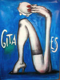 GitanesFrancois Vintage Advert A4 Photo Print