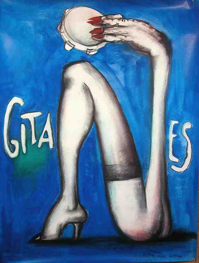 GitanesFrancois Vintage Advert A4 Photo Print