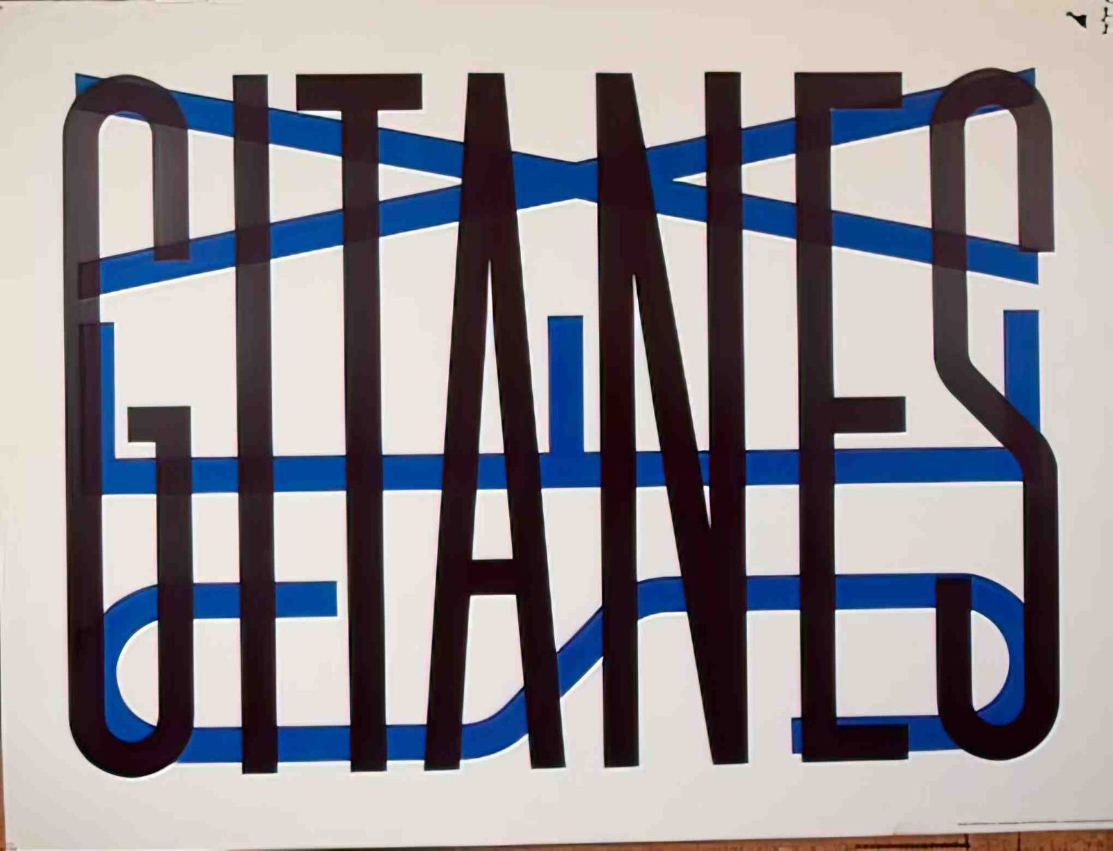 GitanesLetters Advert A4 Photo Print