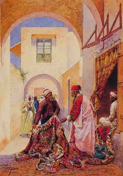 Giulio Rosati The Carpet Sellers 5 A4 Photo Print
