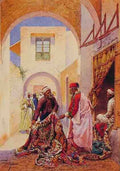 Giulio Rosati The Carpet Sellers 5 A4 Photo Print