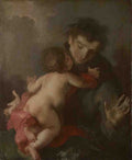 Giuseppe Bazzani Saint Anthony of Padua with the Infant Christ A4 Photo Print