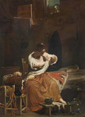 Giovanni Segantini barbara uffer skizze Art A4 Photo Print