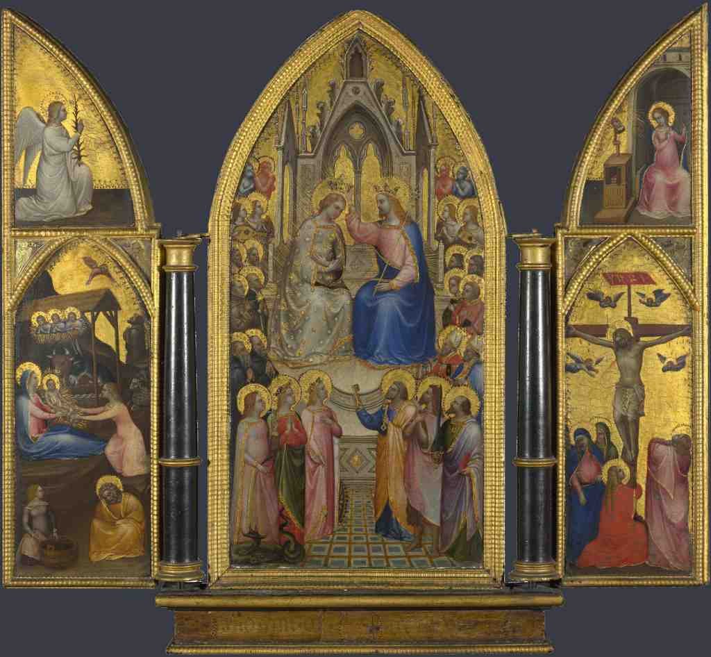 Giusto de Menabuoi The Coronation of the Virgin, and Other Scenes A4 Photo Print
