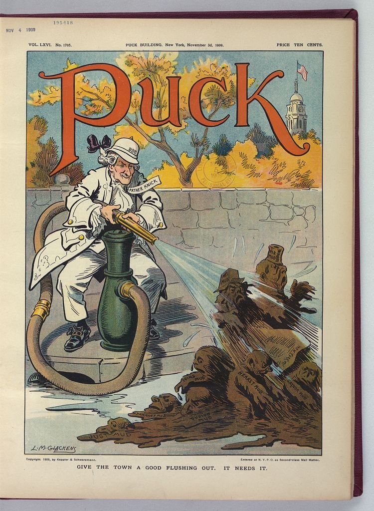Give the town a good flushing out It needs it PUCK A4 Photo Print