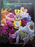 Givenchy Interdit Flowers 2 Vintage Retro Advert Ads A4 Photo Print
