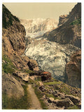 Glacier Grindelwald Bernese Oberland Vintage A4 Photo Print