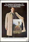 Gladstone Raincoat Llama Vintage Retro Advert Ads A4 Photo Print