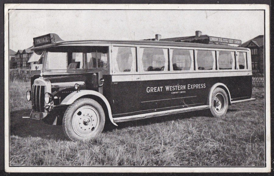 Glamorgan Swansea London Great Western Express Coach Vintage A4 Photo Print