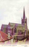 Glamorganshire Aberdare St Elvans Church 1900s Vintage A4 Photo Print