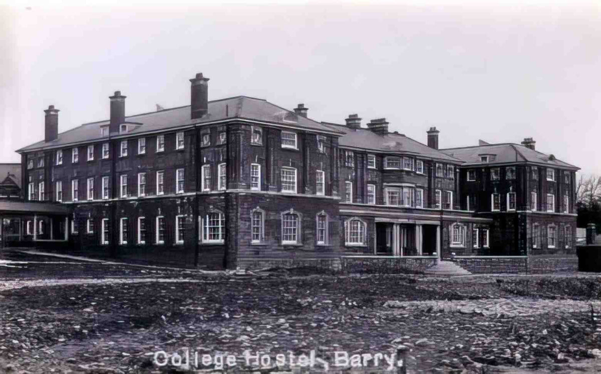 Glamorganshire Barry College Hostel Vintage A4 Photo Print