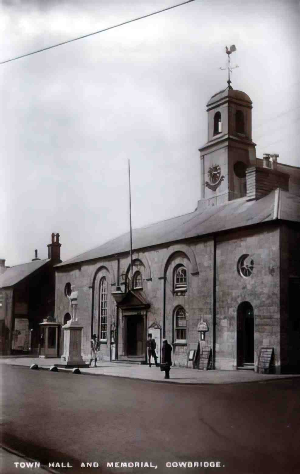Glamorganshire Cowbridge Town Hall and Memorial Vintage A4 Photo Print
