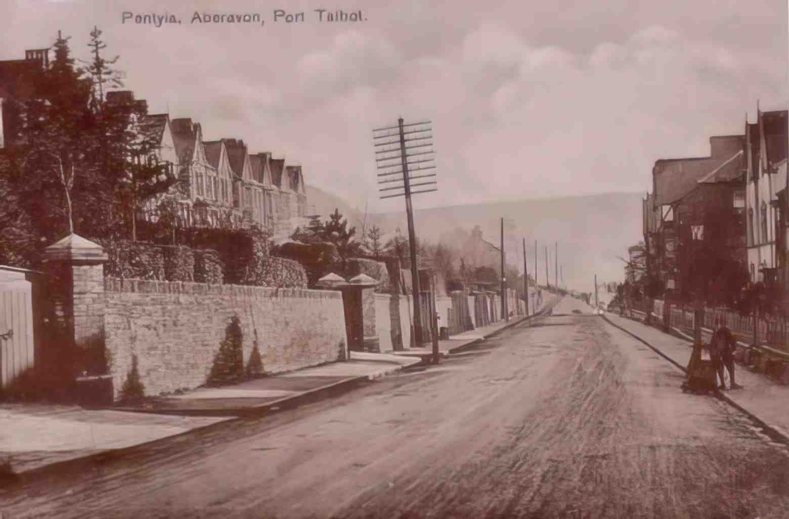 Glamorganshire Port Talbot Aberavon Pentyla 1910s Vintage A4 Photo Print