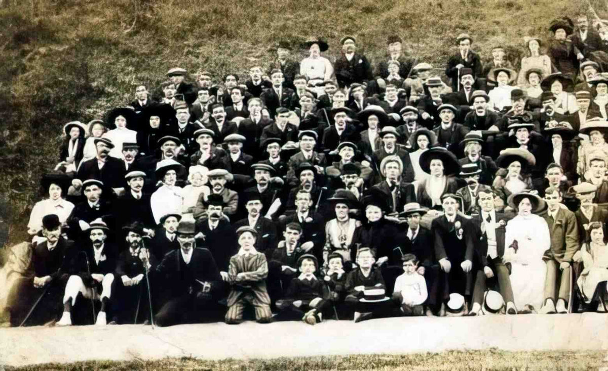 Glamorganshire Rhondda Outing Vintage A4 Photo Print