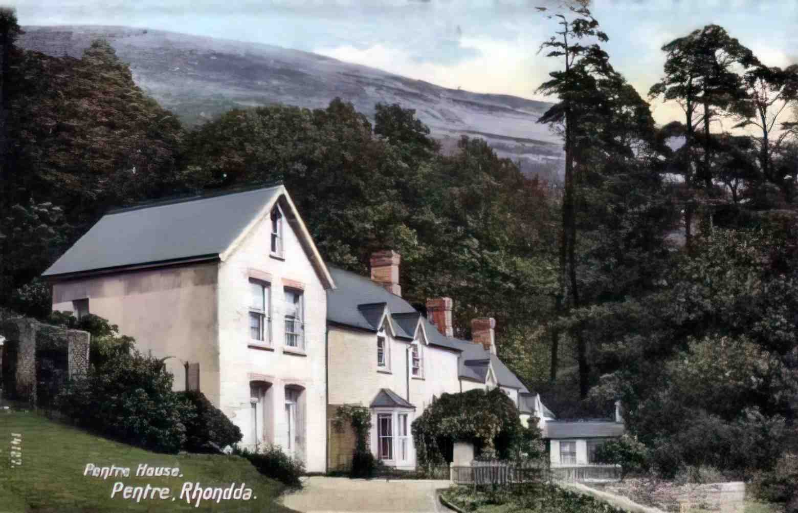 Glamorganshire Rhondda Pentre Pentre House Vintage A4 Photo Print