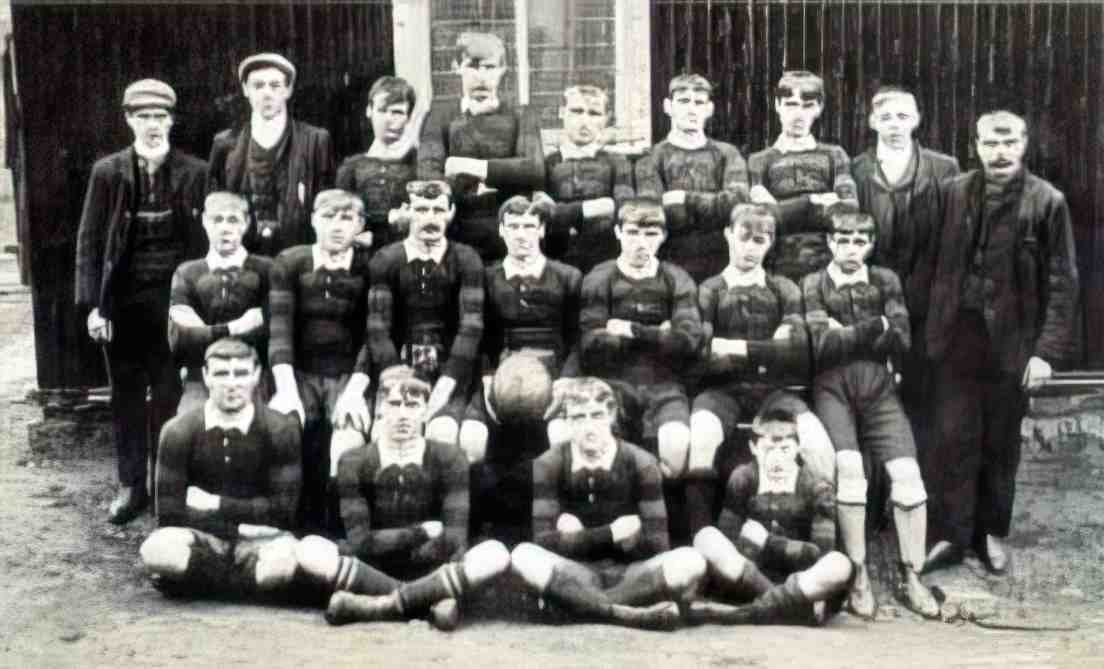 Glamorganshire Rhondda Rhondda Rugby Team Vintage A4 Photo Print