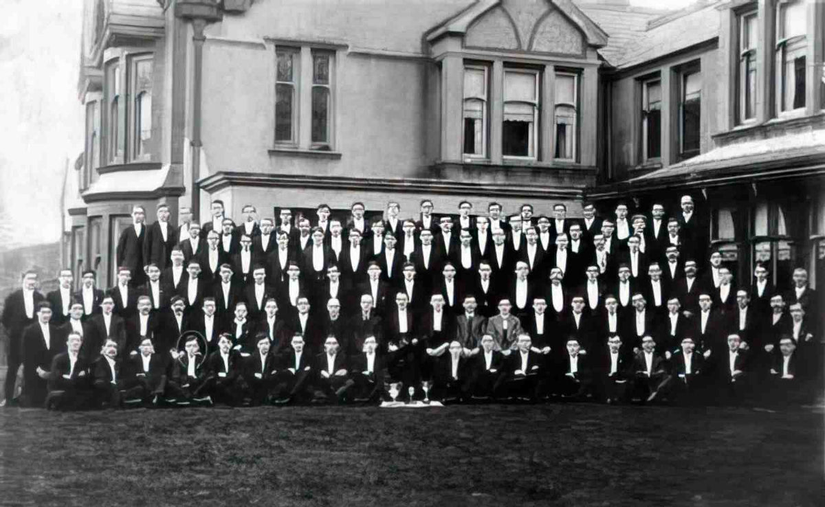 Glamorganshire Rhondda Williamstown Male Voice Marj Vintage A4 Photo Print
