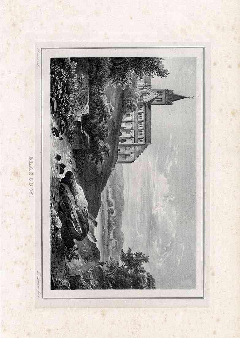 Glasgow Lanarkshire Scotland Pernot 1827 2 A4 Photo Print