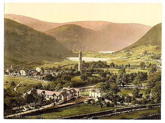 Glendalough County Wicklow Vintage A4 Photo Print