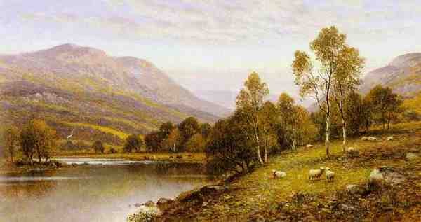 Glendening Alfred Augustus Early Evening Cumbria A4 Photo Print
