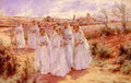 Glending Alfred Returning From Confirmation A4 Photo Print