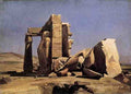 Gleyre Charles Gabriel Egyptian Temple A4 Photo Print